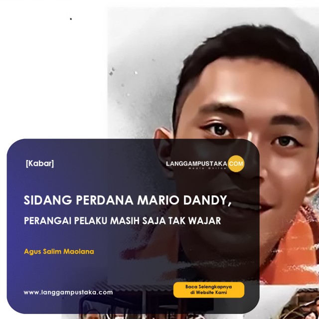 Sidang Perdana Mario Dandy Digelar,  Perangai Pelaku Masih Saja Tak Wajar